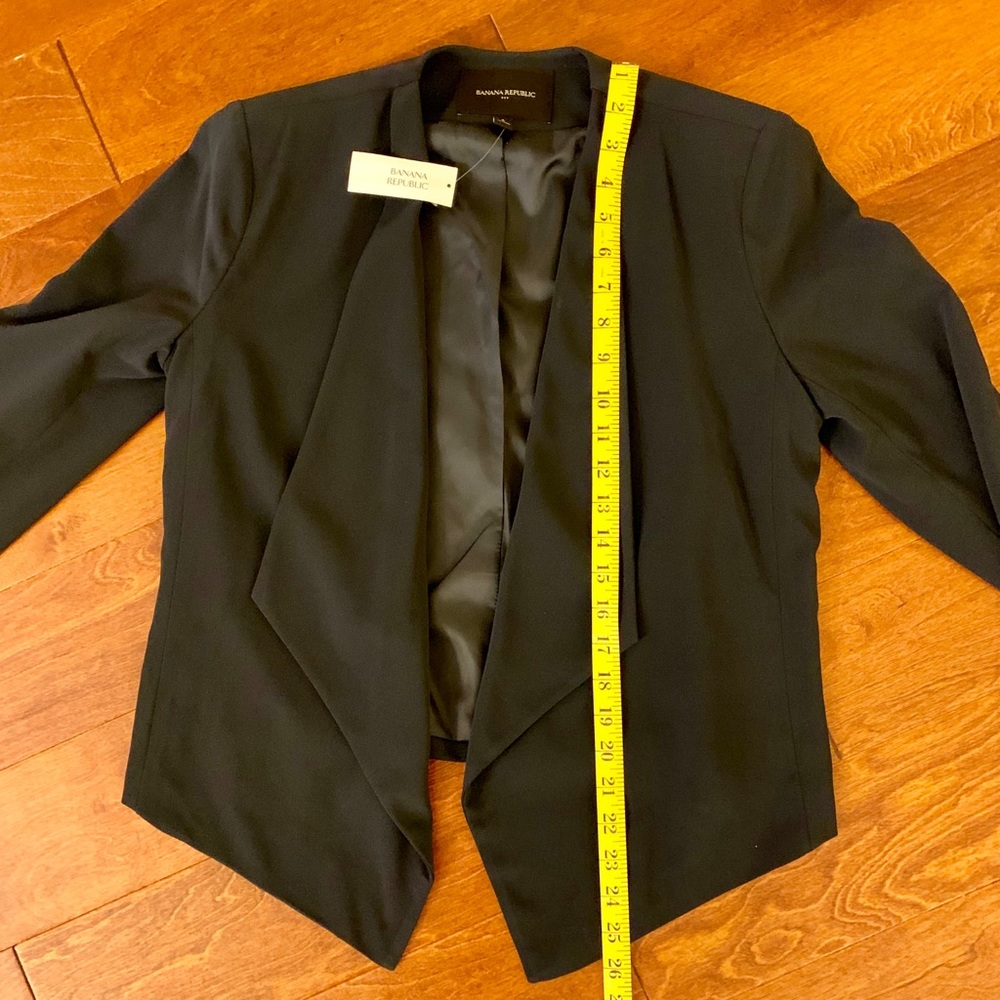 🤩HP🤩 Banana Republic • Navy Blue Blazer 🆕 - Picture 3 of 6